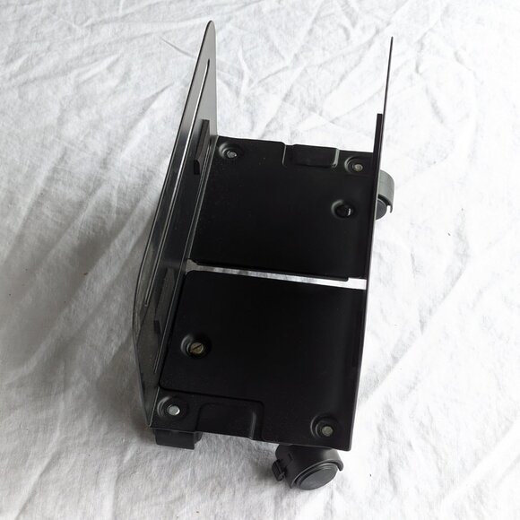 Black metal CPU cart by VIVO CART-PC01, wheeled CPU caddie for office computer - Picture 3 of 5